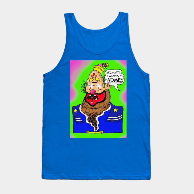 Cartoon Clown II Tank Top by Zippy's House of Mystery